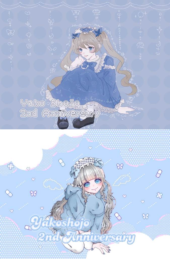 夜行少女オタロ横店：べるちゃん作画のオリジナルラベルシャンパン（アルコール・22000円）もご用意